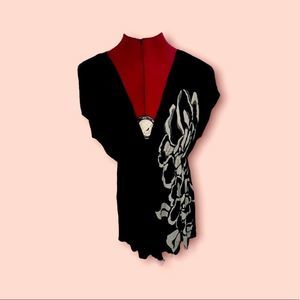 Size small black tunic.